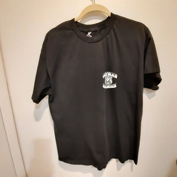 Oatman Arizona Bike Week Route 66 Black Tshirt Sz L - Picture 3 of 7
